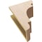 Ekena Millwork 6"W x 12"D x 18"H Classic New Brighton Rough Cedar Woodgrain TimberThane Corbel, Primed Tan CORUR06X12X18NEBRCPR - alternate 5